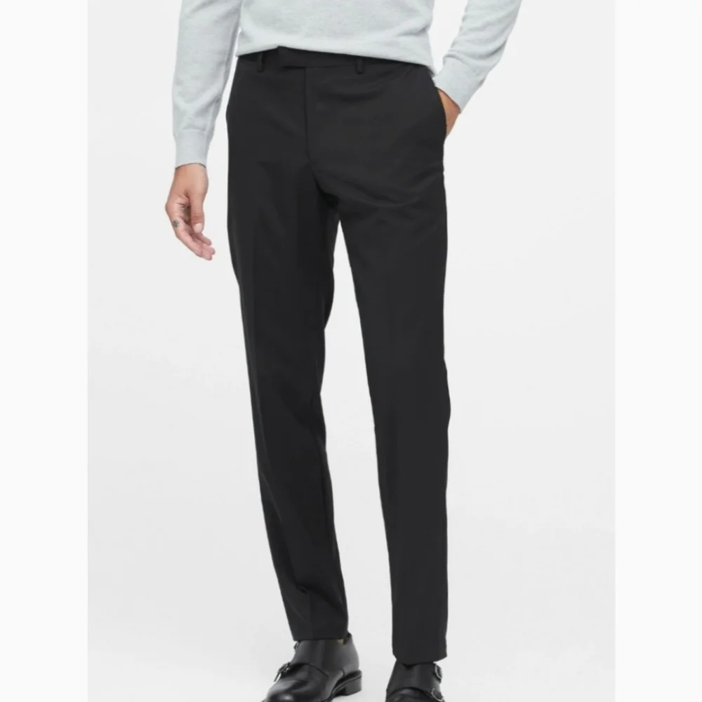 Banana Republic Grey Wool Classic Fit Pants